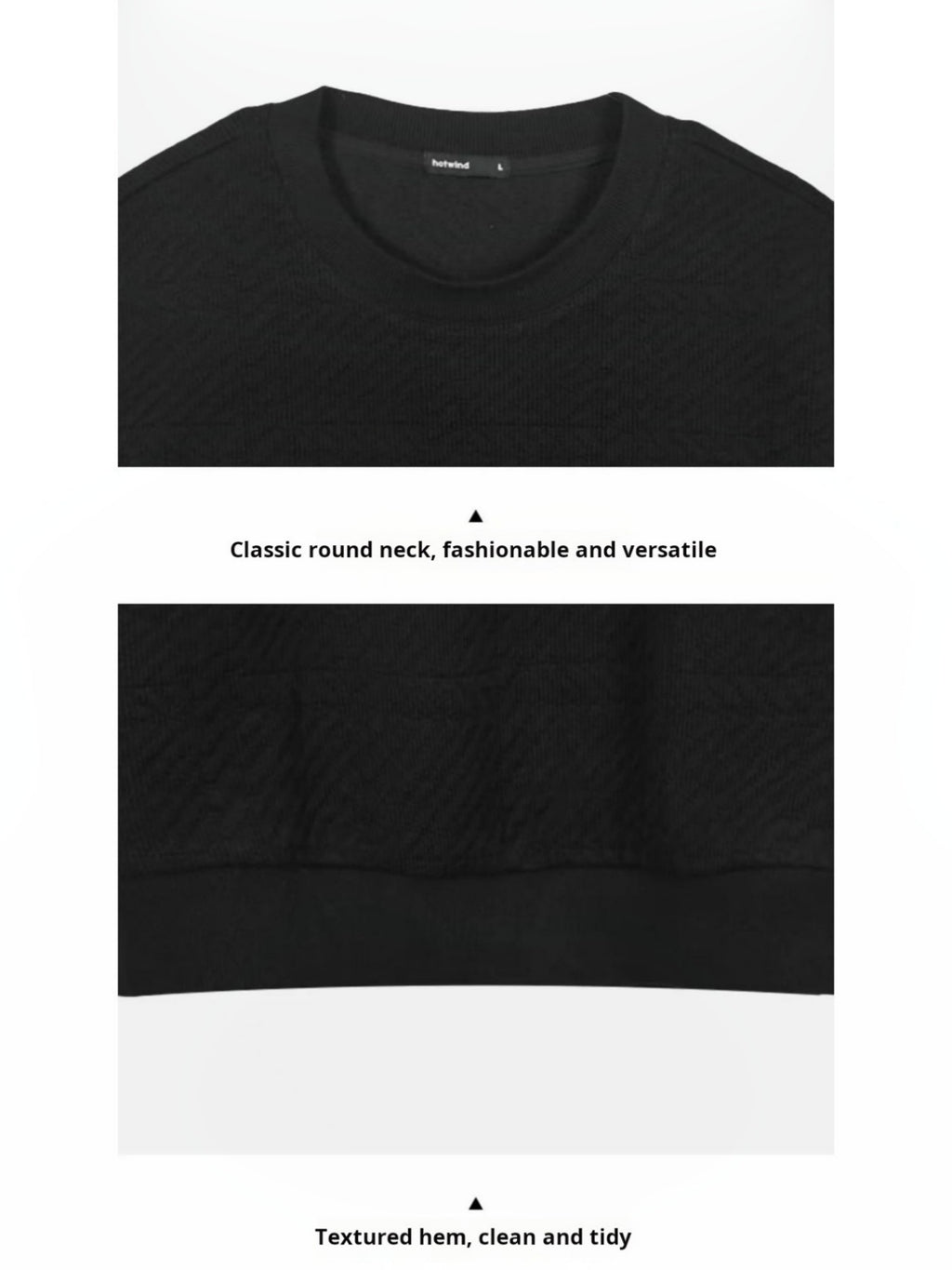 Export Quality English European And American Sizes Jacquard Round Neck Hoodie For Men And Women