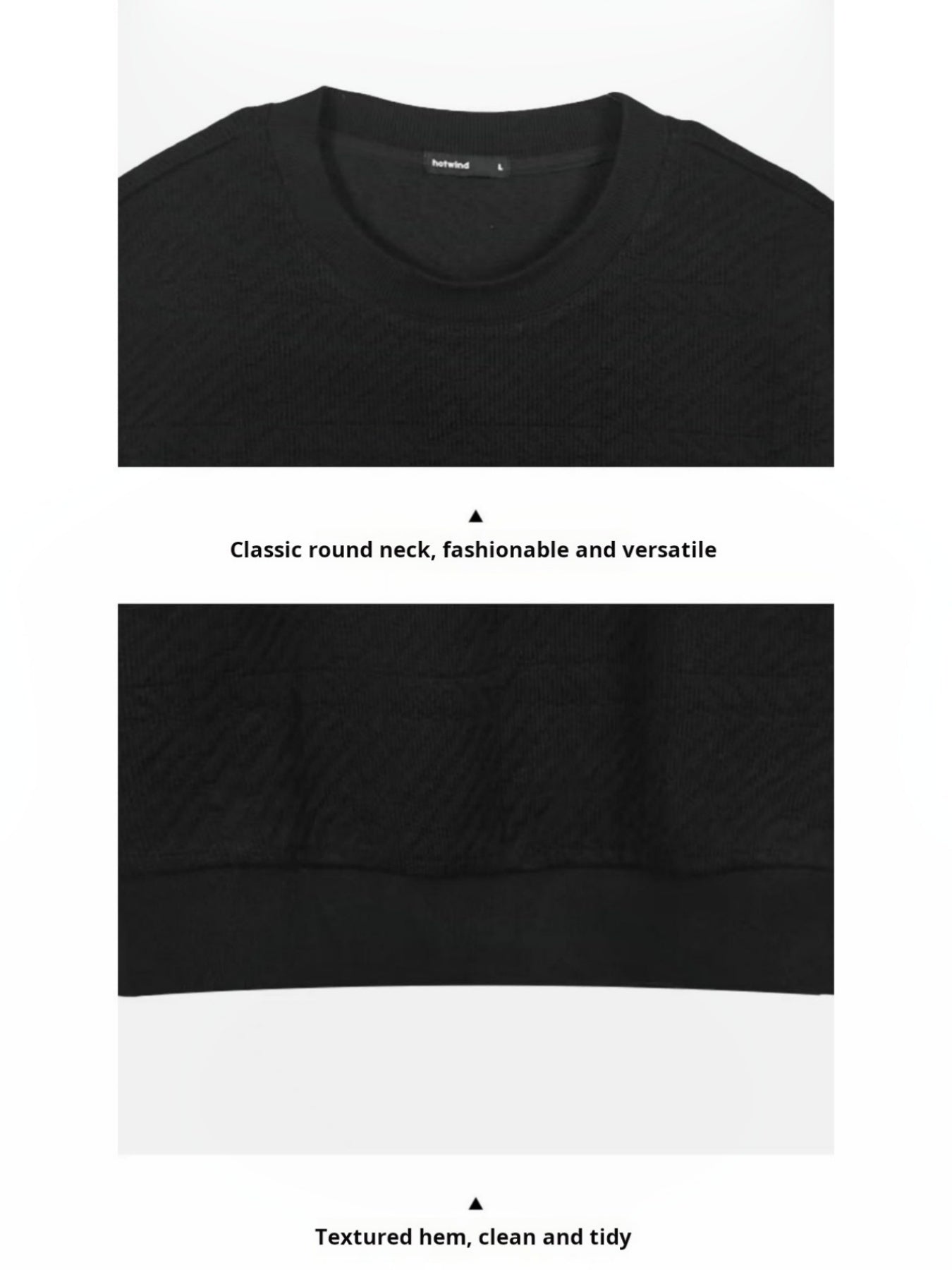 Export Quality English European And American Sizes Jacquard Round Neck Hoodie For Men And Women