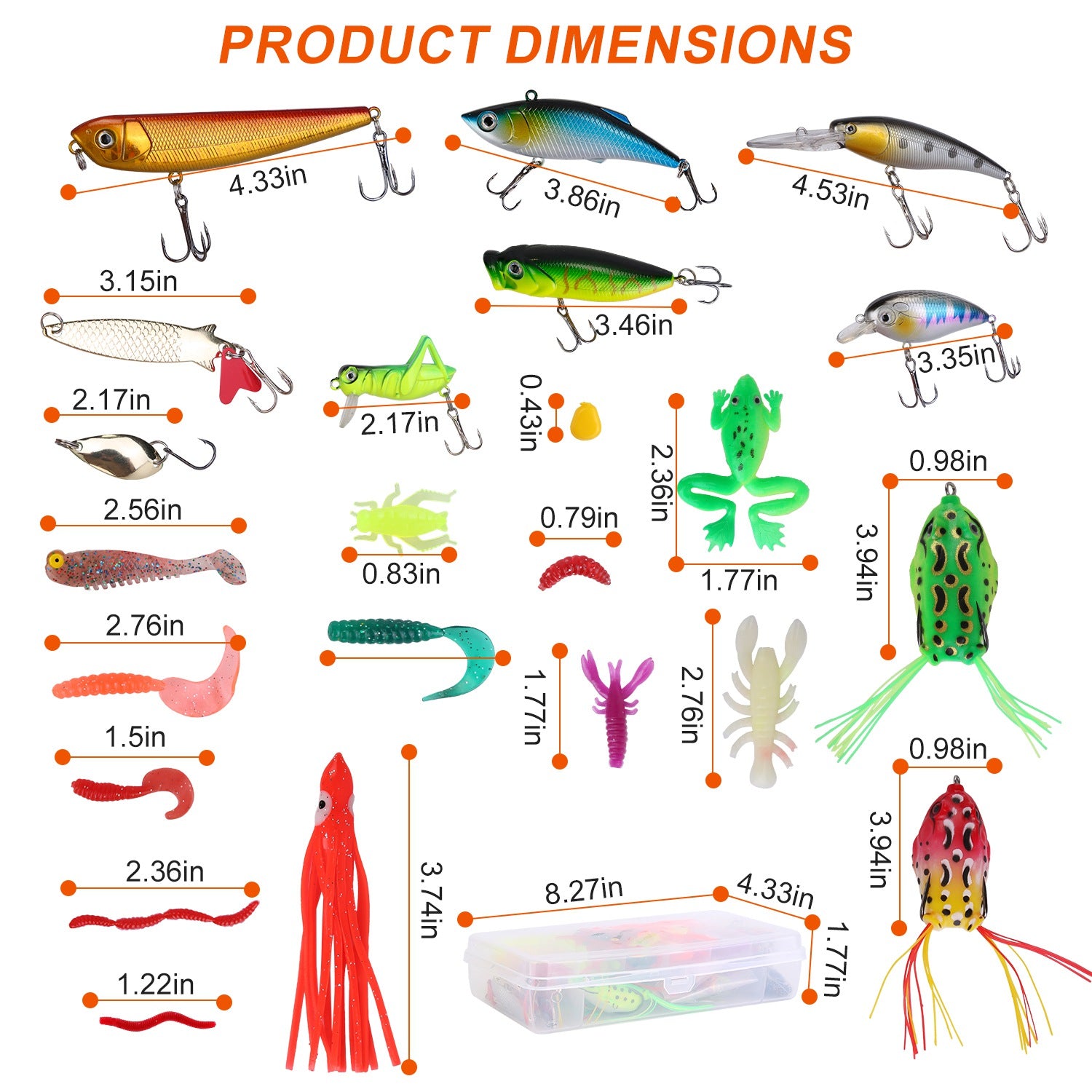 375pc Lure Tackle Box