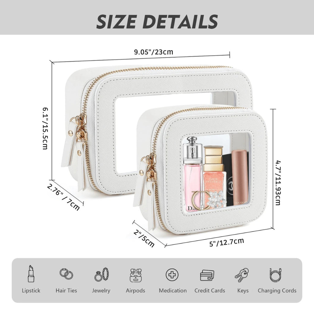 Clear Brush Makeup Bag