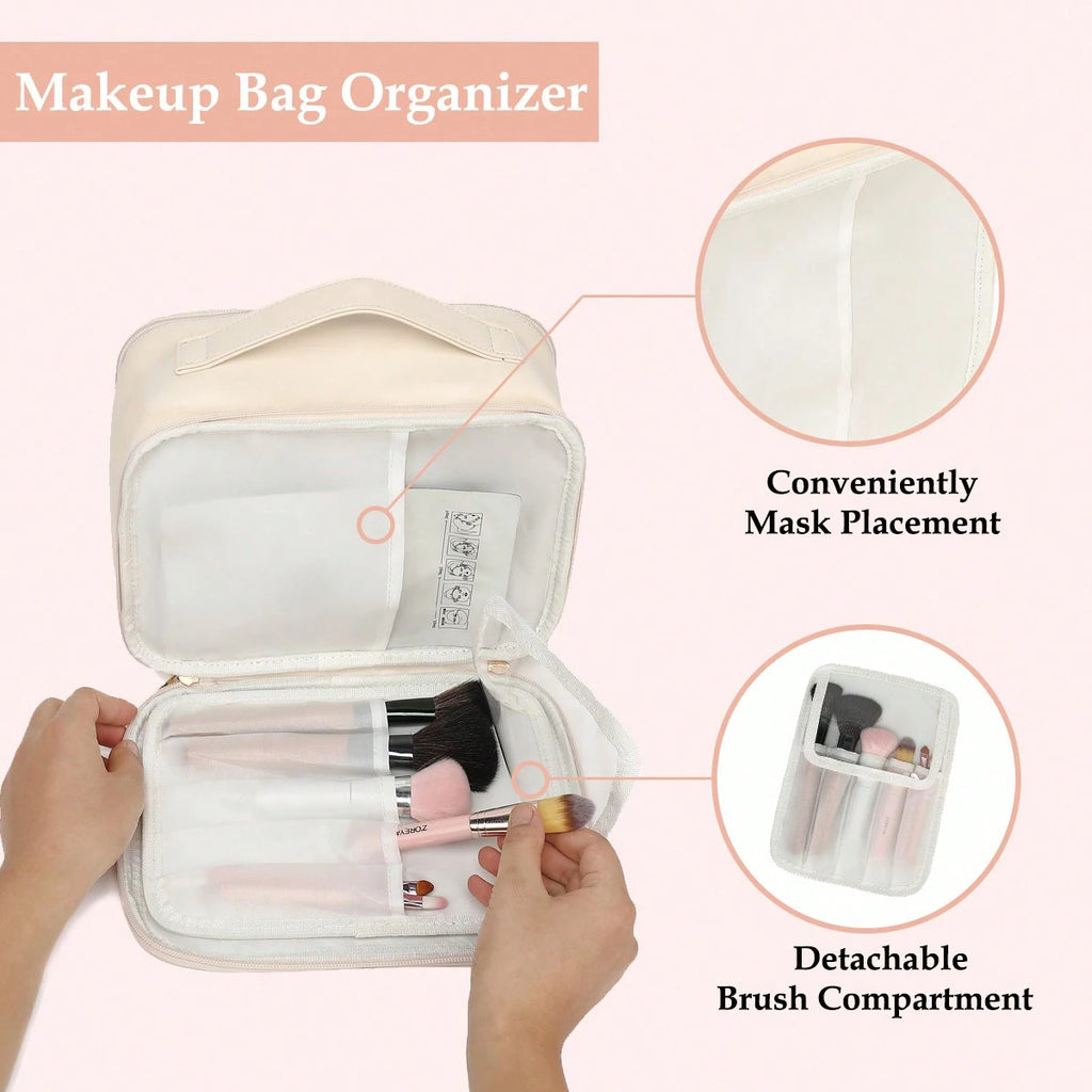 Clear Brush Makeup Bag