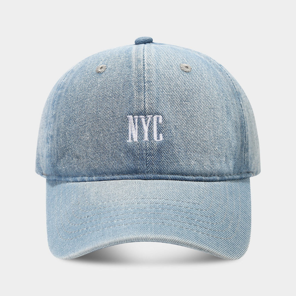 Retro Denim Alphabet Cap