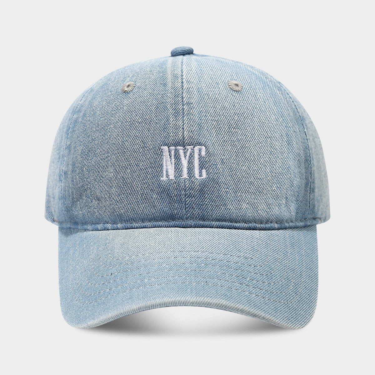 Retro Denim Alphabet Cap