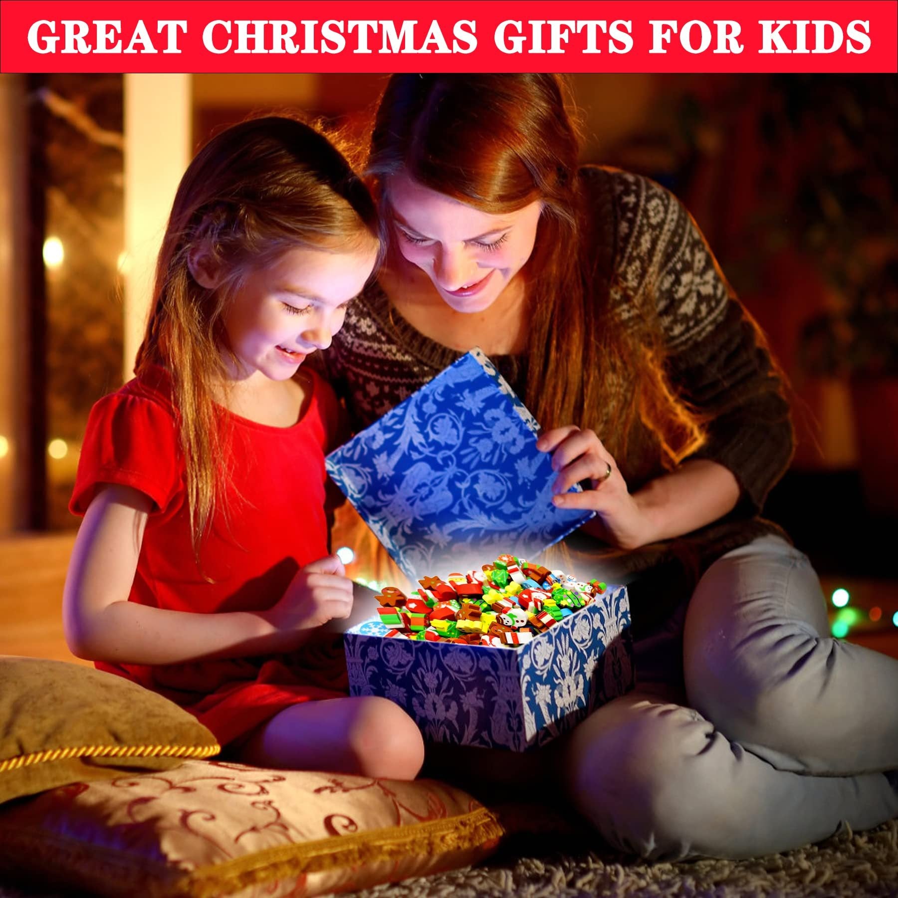 150 Pieces Of Children's Christmas Mini Erasers, Cute Little Animal Erasers