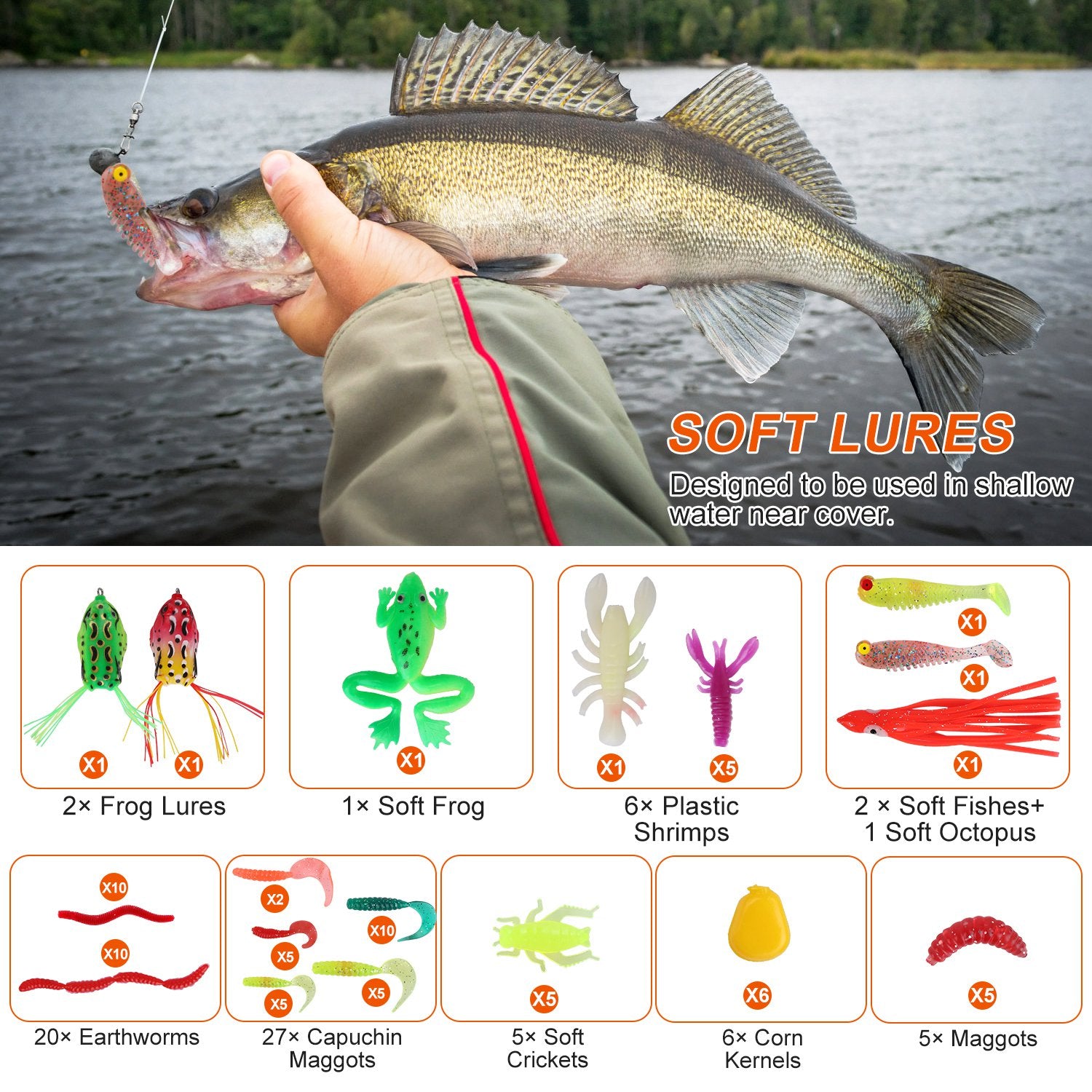375pc Lure Tackle Box