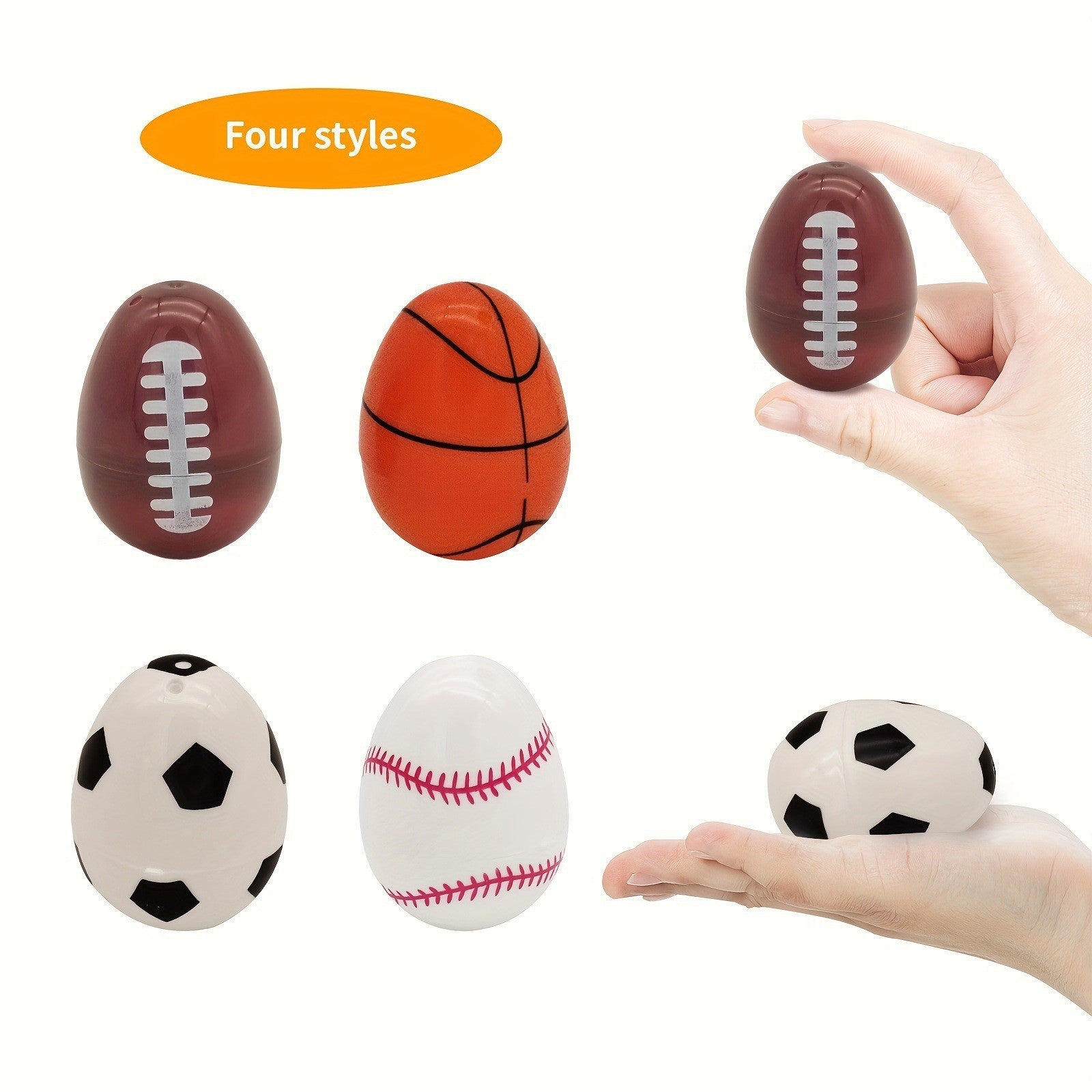 Easter Eggs Featuring A Rugby Ball