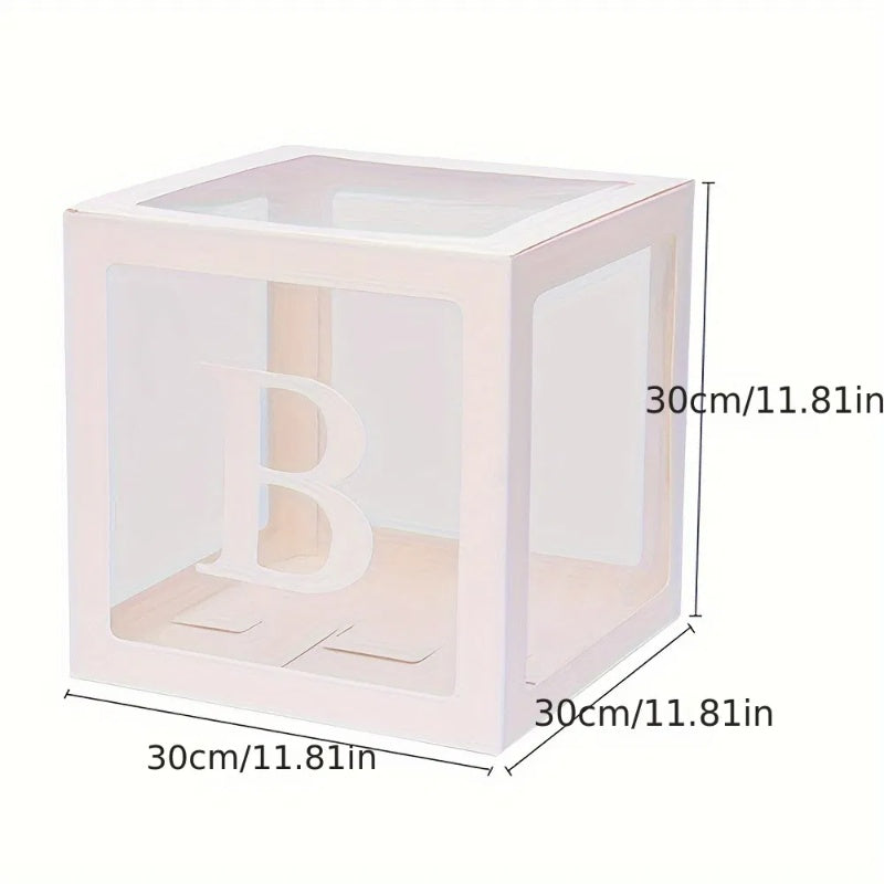 5 Pieces BRIDE Balloon Boxes