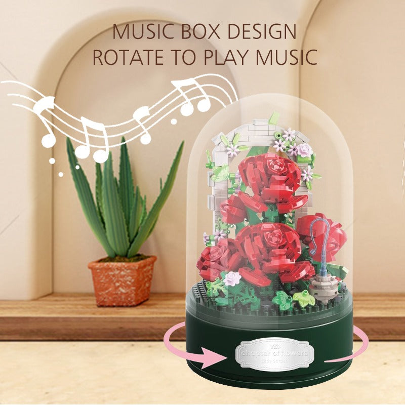 Rose Spin Music Box