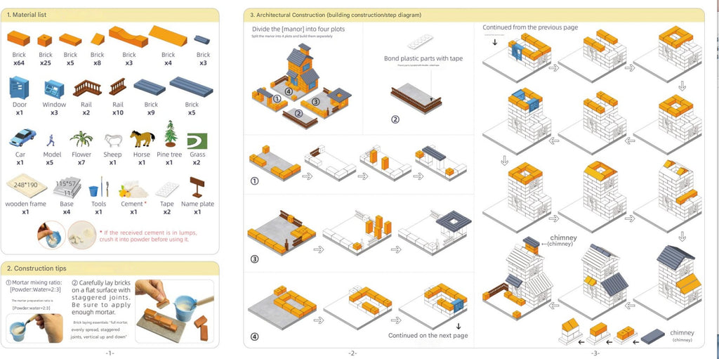 Children's Puzzle Toys Luxury Villa Vacation Gift Box