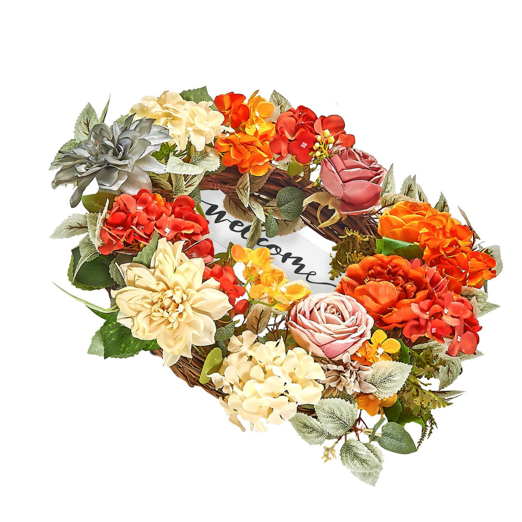 Decorative Fall Hydrangea Wreath