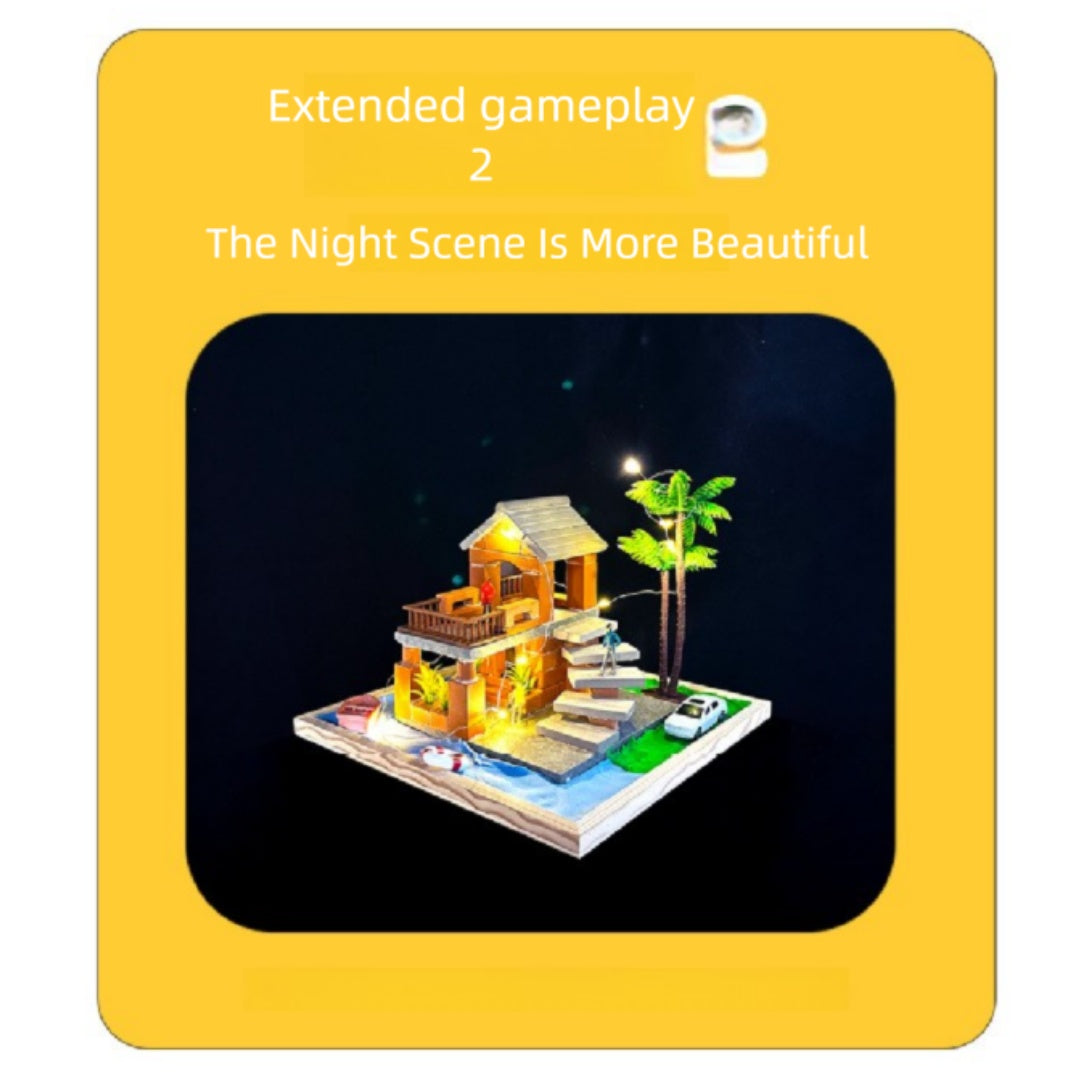 Children's Puzzle Toys Luxury Villa Vacation Gift Box