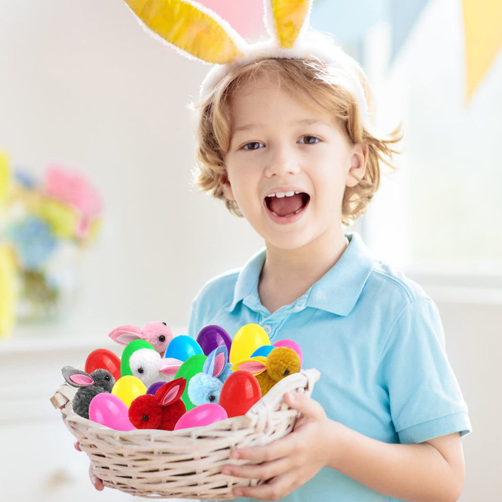 Easter Egg Mini Rabbit Ornament Decorative Toy Set