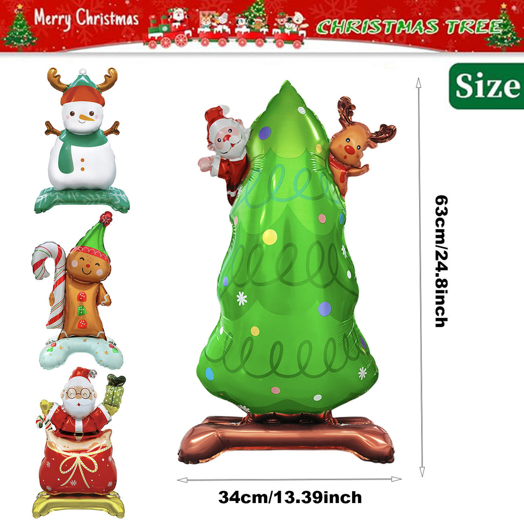 Christmas Standing Aluminum Foil Balloon