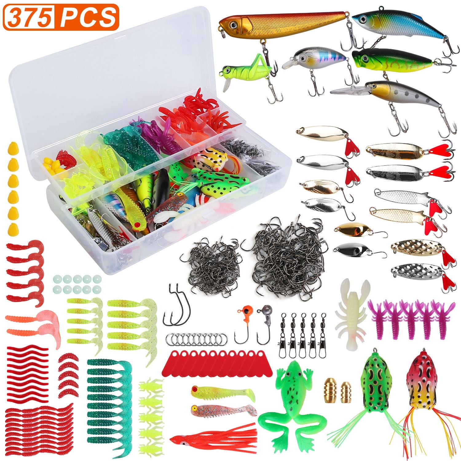 375pc Lure Tackle Box
