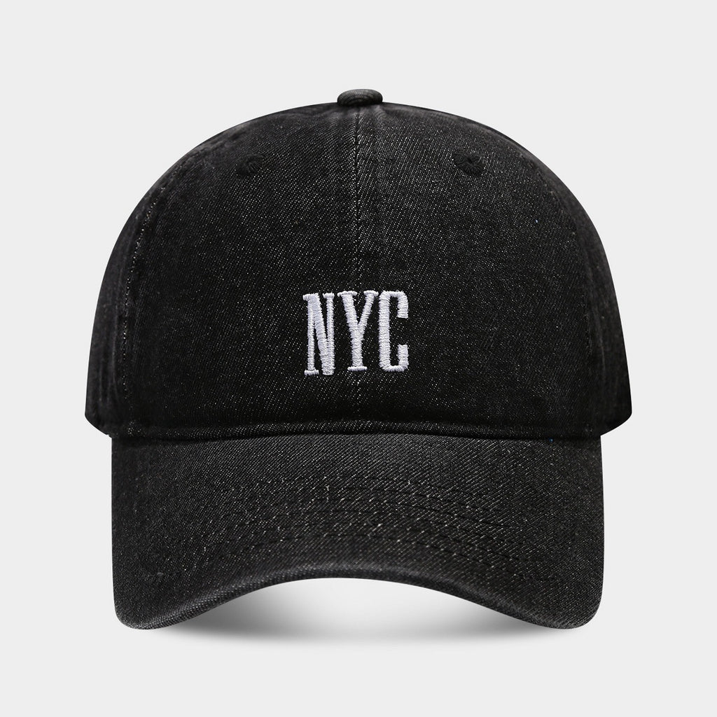 Retro Denim Alphabet Cap
