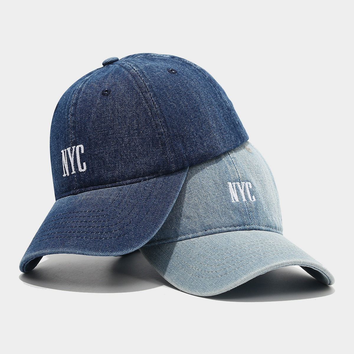 Retro Denim Alphabet Cap