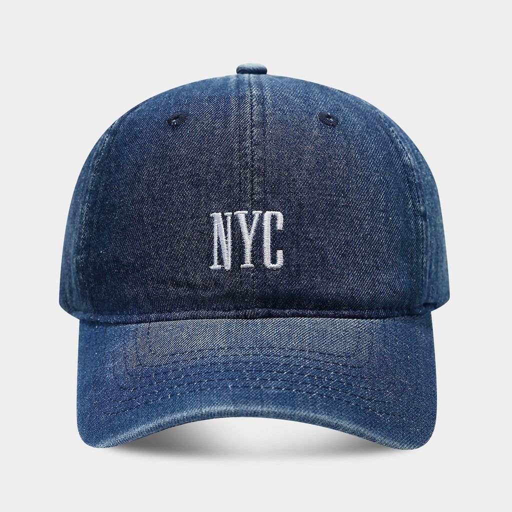 Retro Denim Alphabet Cap